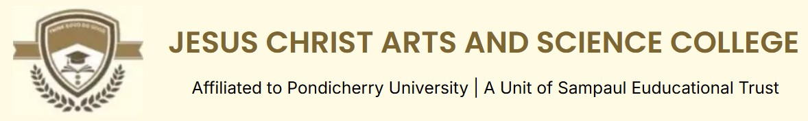 Jesus Christ Arts and Science College (JCASC) official logo