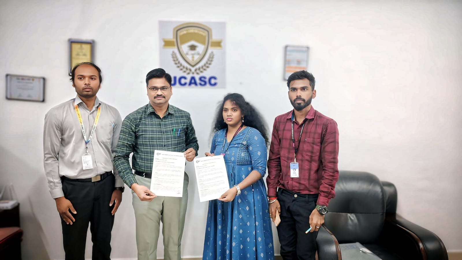 MoU signing and academic partnership ceremony with Jesus Christ Arts and Science College
